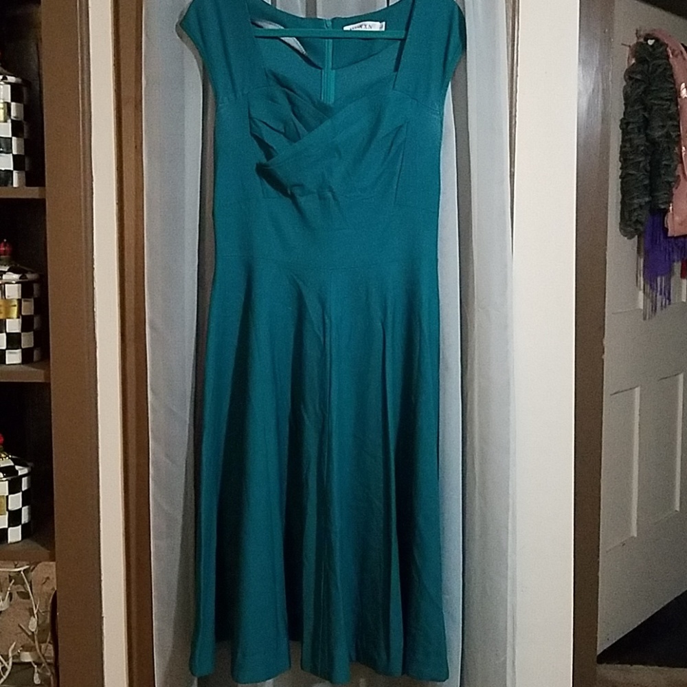 Teal dress